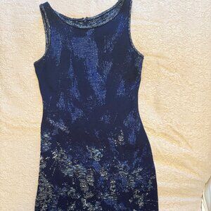 Saint John Knit Blue Dress